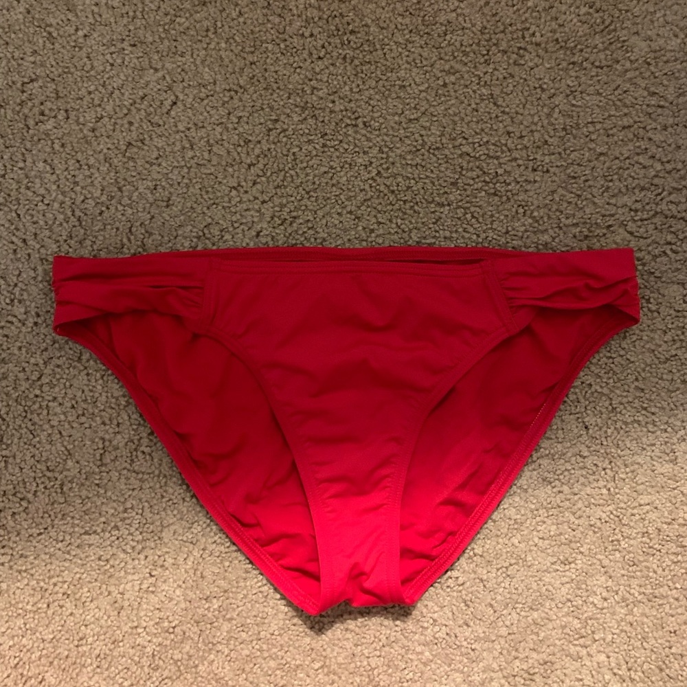 Tommy Bahamas red bikini bottoms
